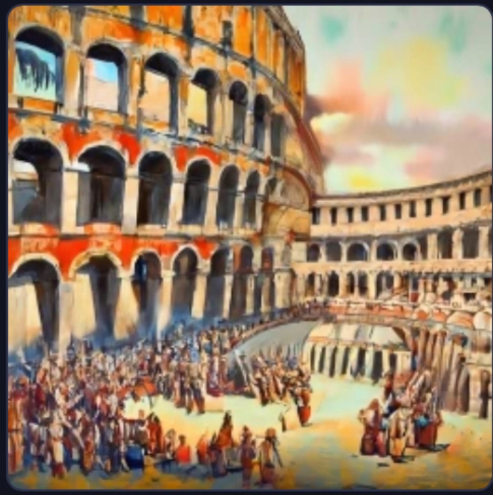Roman amphitheaters were used to entertain the citizens and poor in the colonies.