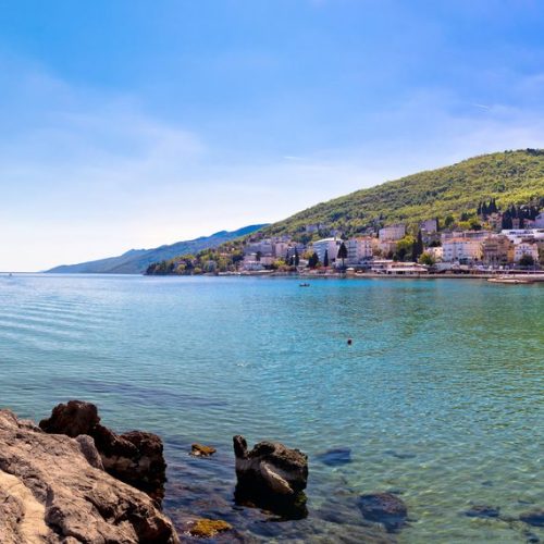 Opatija, Croatia, is at the top of the Kvarner Gulf. Photo Credit: iStock.com/xbrchx